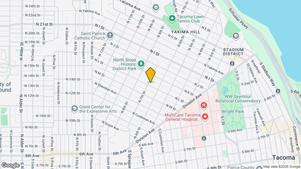 1122 N 7th St Map and Location Details