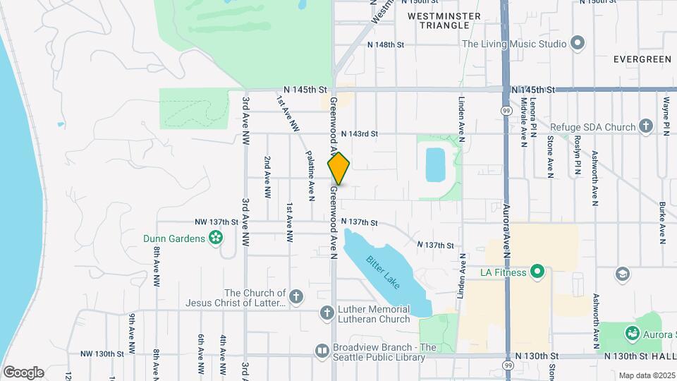 13810 Greenwood Ave N Map and Location Details