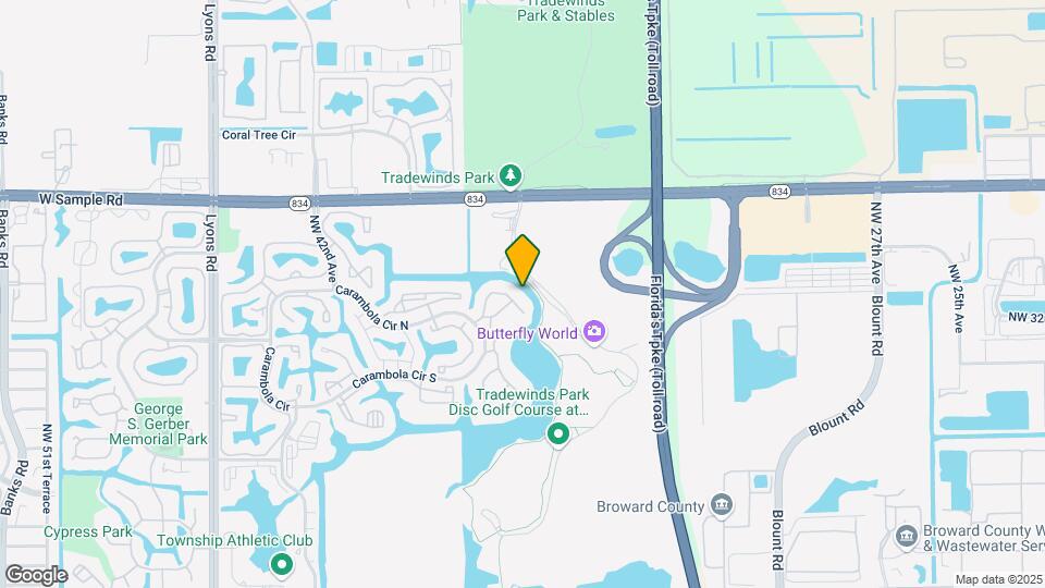 2613 Carambola Cir N Map and Location Details