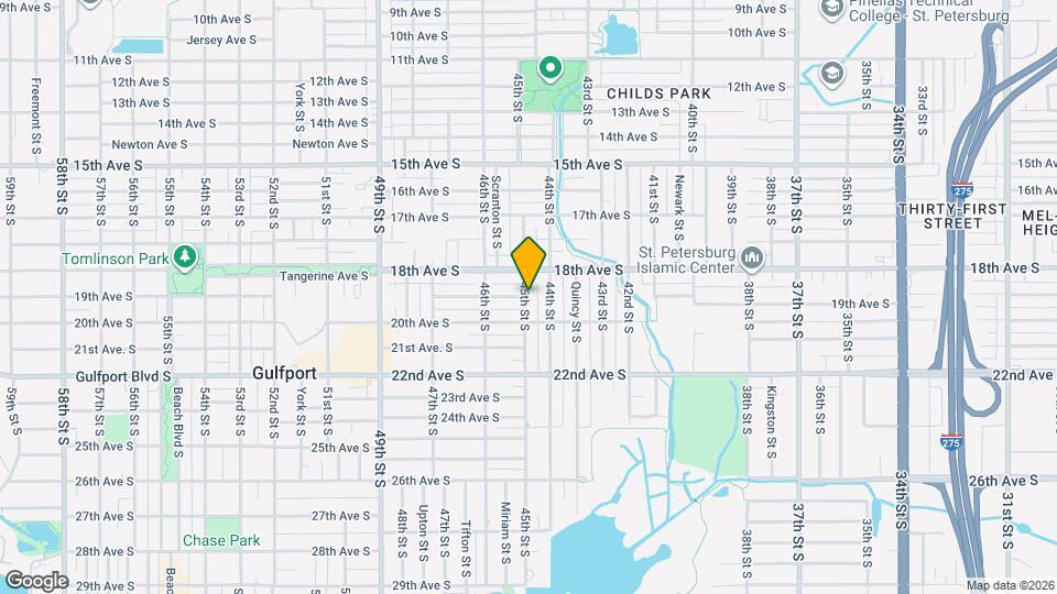 1900 45th St S Map and Location Details