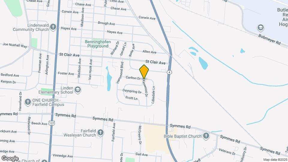 3904 Kenwood Dr Map and Location Details