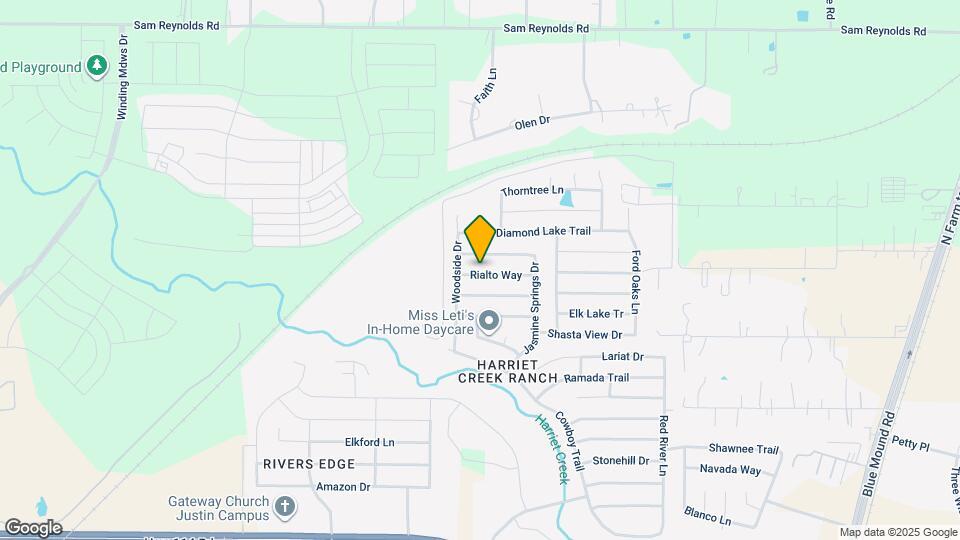 1621 Rialto Way Map and Location Details