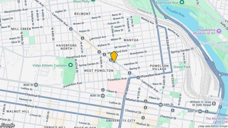 3876 Lancaster Ave, Unit 1R Map and Location Details