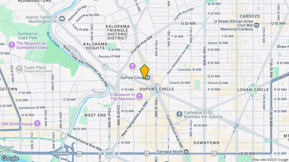 2001 Massachusetts Ave NW Map and Location Details