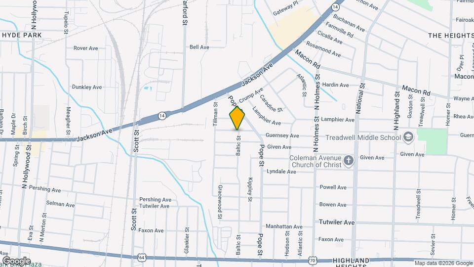 3083 Guernsey Ave Map and Location Details