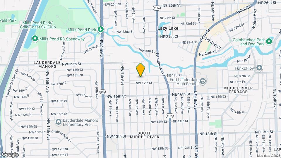 527 NW 17th St Map and Location Details