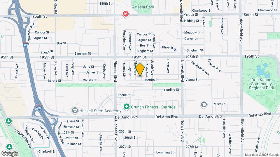 19729 Normandale Ave Map and Location Details