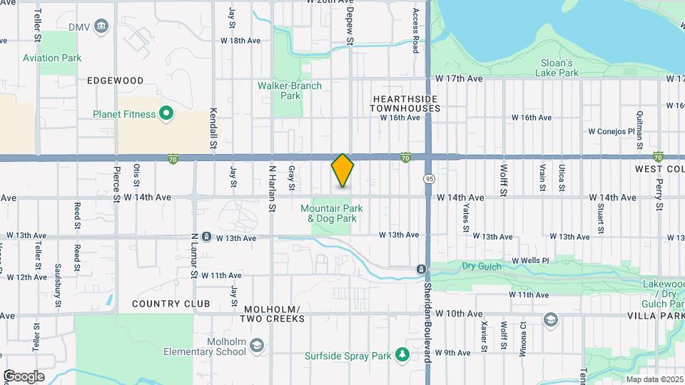 5623-5629 W 14th Ave Map and Location Details