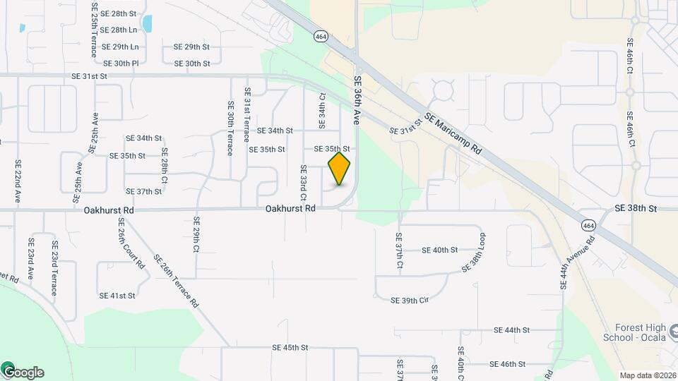 3701 SE 35th Ct Map and Location Details