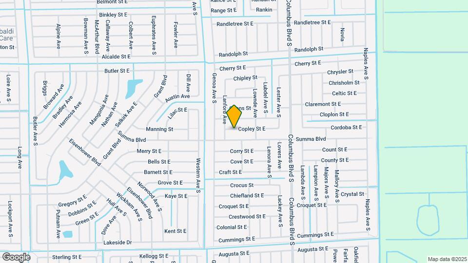 1118 Copley St E Map and Location Details