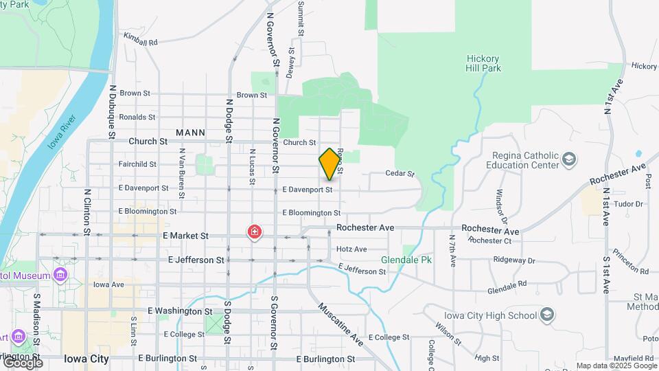 1116 E Davenport St Map and Location Details