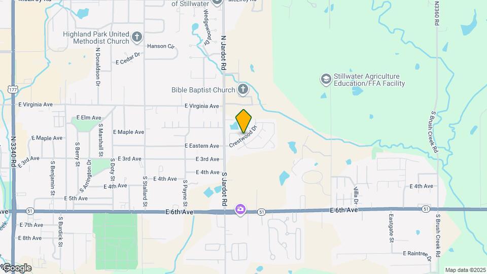 2202 Crestwood Dr Map and Location Details