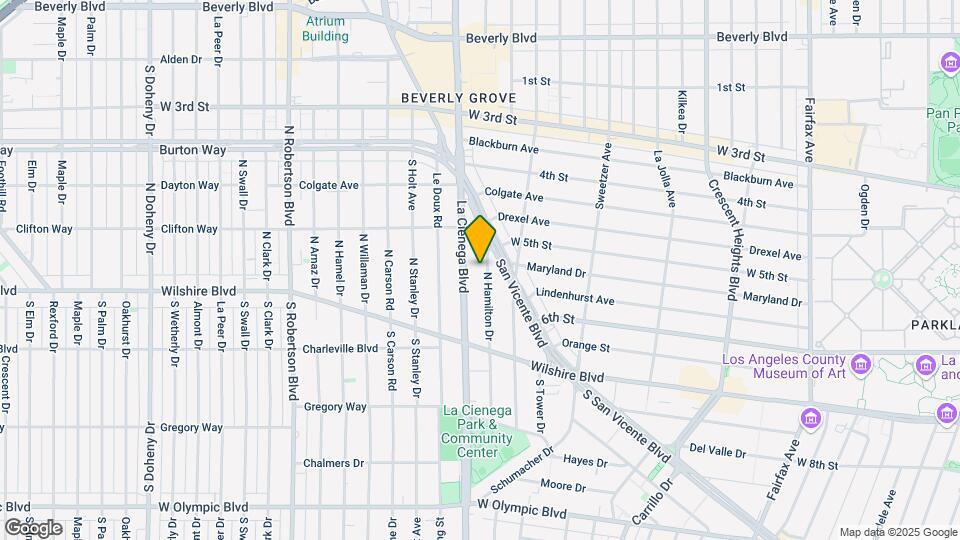 145 N Hamilton Dr Mapa y Detalles de la Ubicación