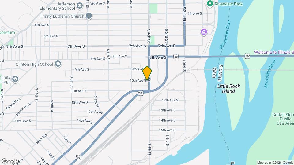 1002 S 4th St Map and Location Details