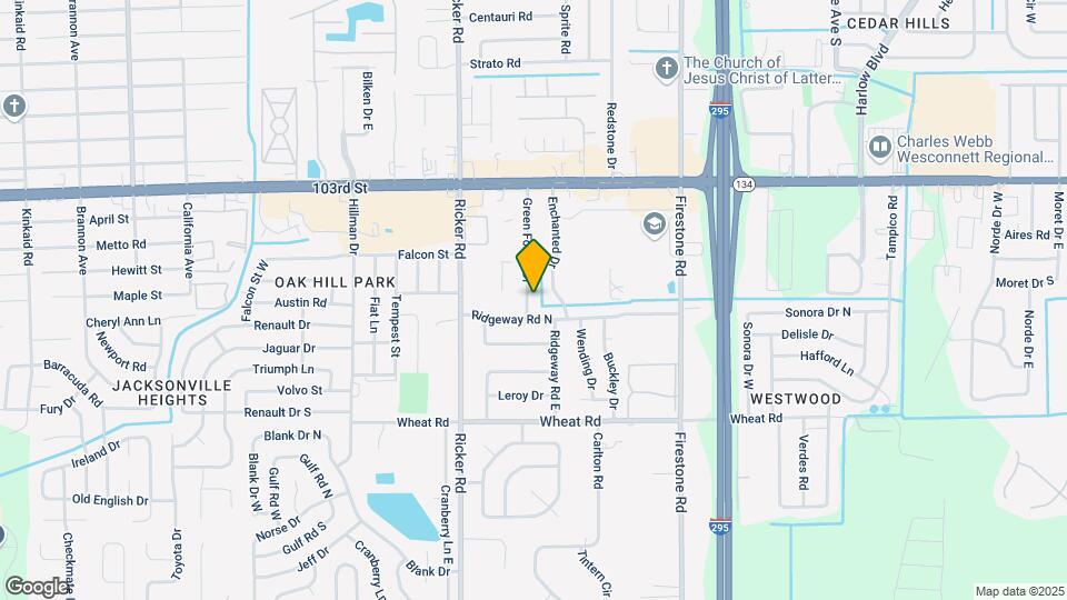 5715 Green Forest Dr Map and Location Details