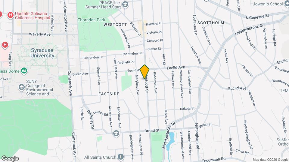 838 Westcott St Map and Location Details