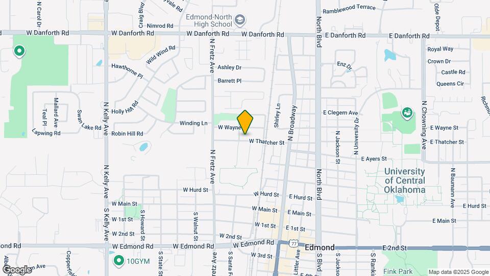 135 W Thatcher St Map and Location Details