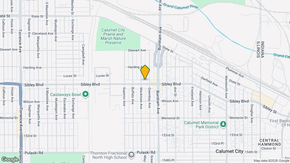 664 Sibley Blvd Map and Location Details