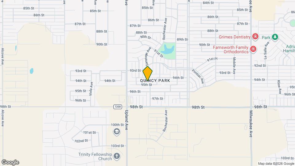 7038 95th St Map and Location Details