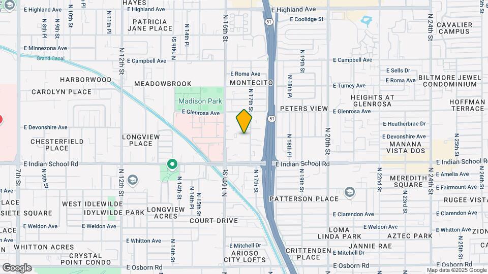 4204 N 17th St Mapa y Detalles de la Ubicación