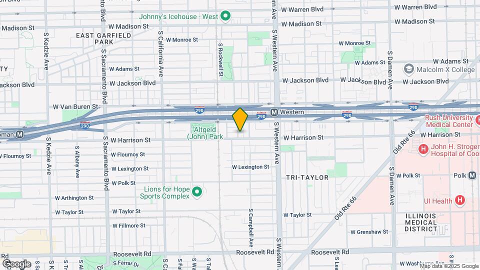 2518 W Harrison St Map and Location Details