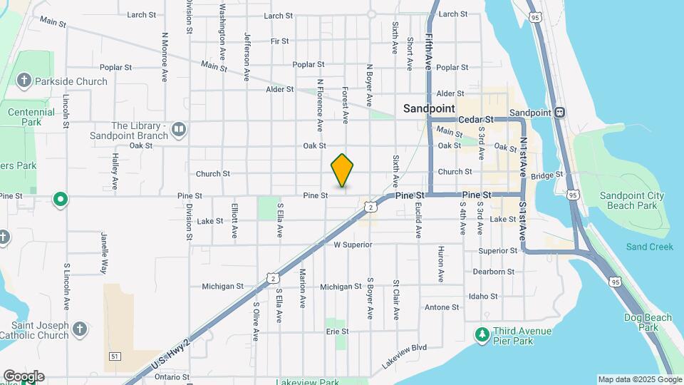 802 Pine St Mapa y Detalles de la Ubicación