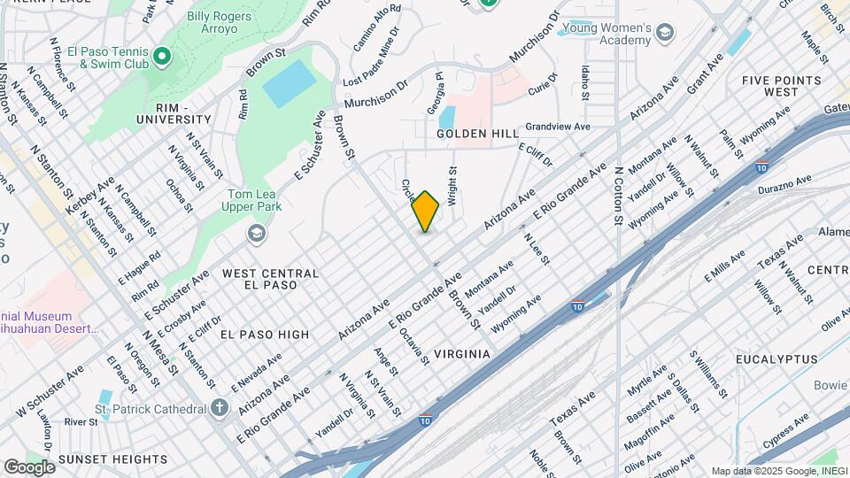 1307 E Nevada Ave, Unit B Map and Location Details