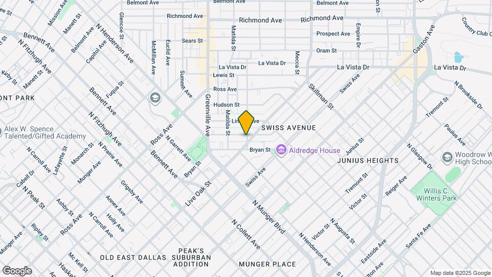 5820 Bryan Pkwy Map and Location Details