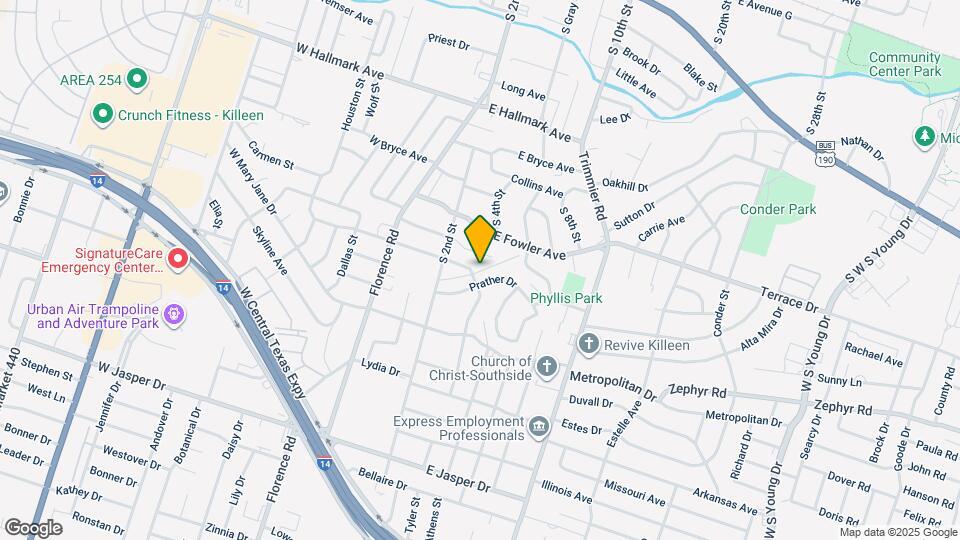 205 E Vardeman Ave Mapa y Detalles de la Ubicación