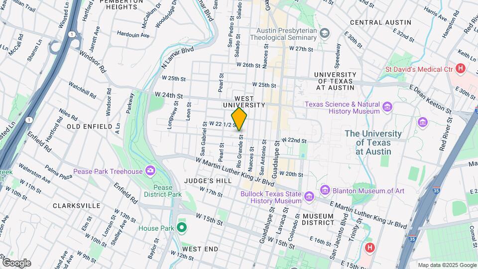 2200 Rio Grande St Map and Location Details