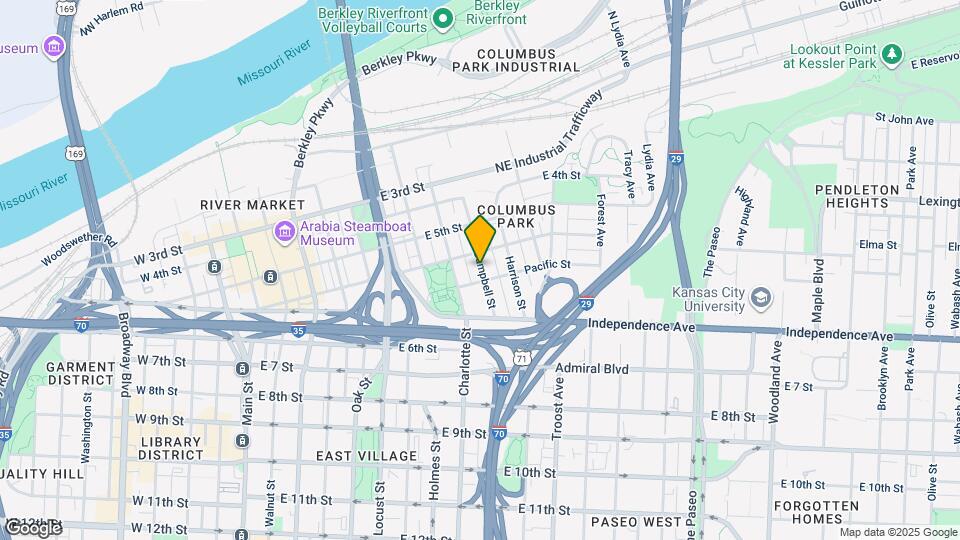536 Campbell St Mapa y Detalles de la Ubicación