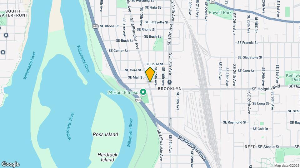 4452 SE Milwaukie Ave Map and Location Details