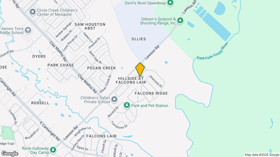 3520 Orchard Dr Map and Location Details