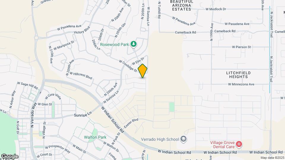 20357 W Hillcrest Blvd Map and Location Details