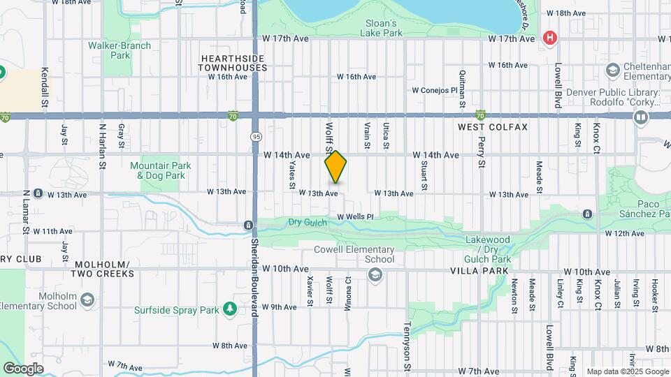 1308 Wolff St Map and Location Details