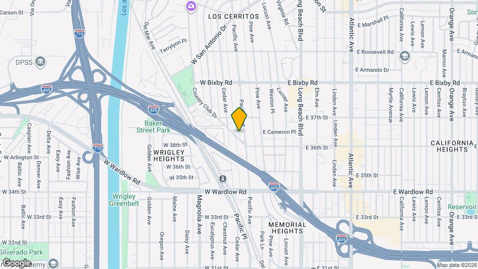 3610 Country Club Dr Map and Location Details