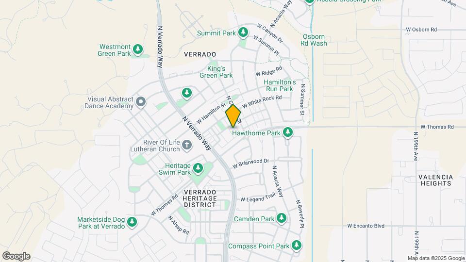 2858 N Evergreen St Mapa y Detalles de la Ubicación