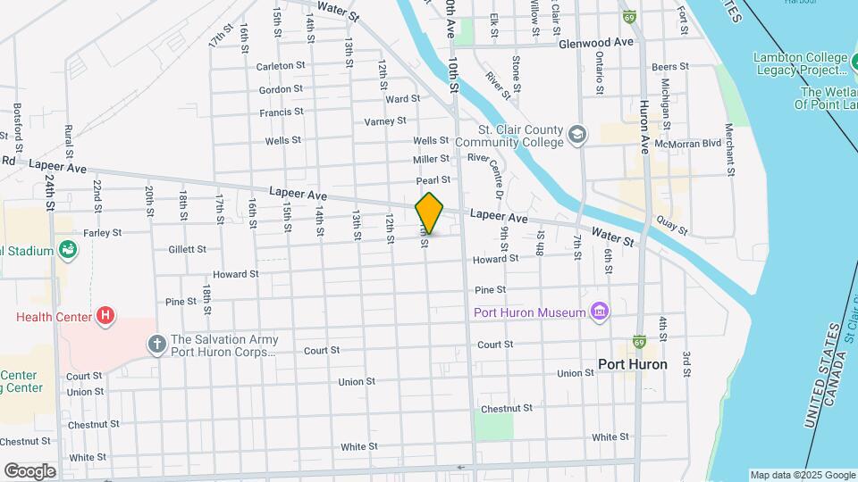 1042 Gillett St Map and Location Details