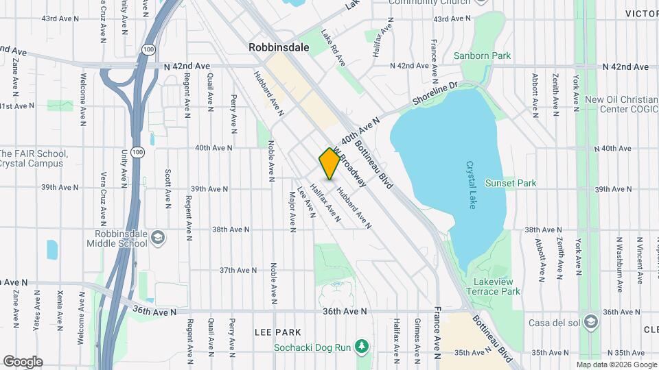 3935 Hubbard Ave N Map and Location Details