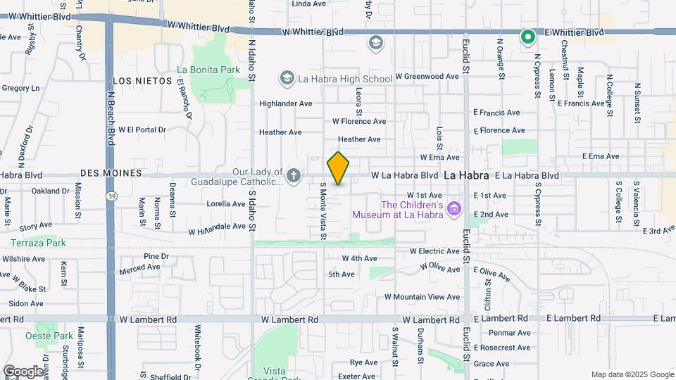 706 W 1st Ave, Unit 5 Map and Location Details
