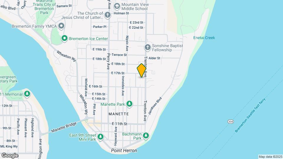 1621 Trenton Ave Mapa y Detalles de la Ubicación