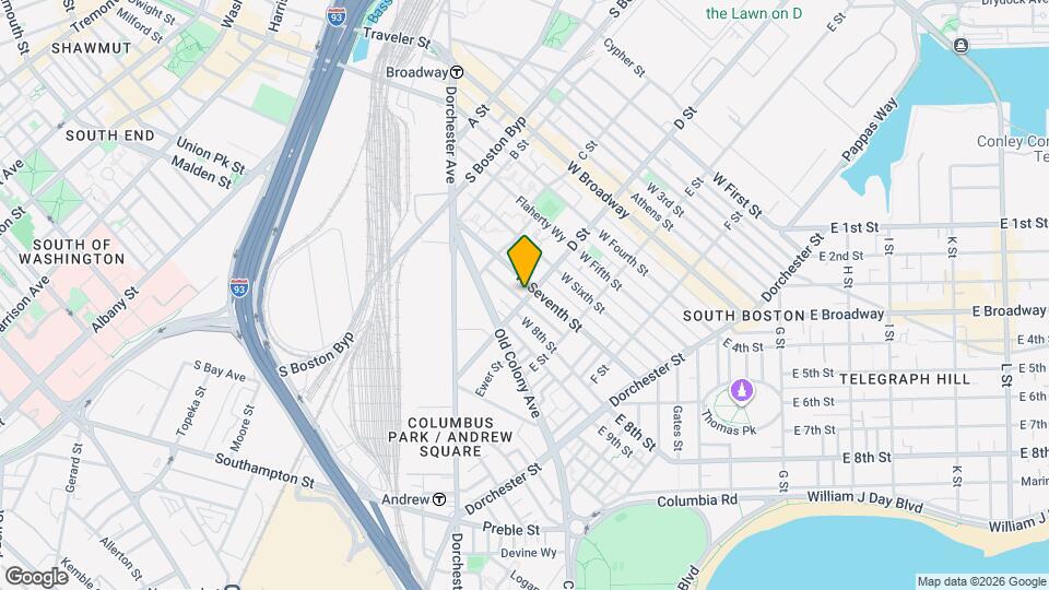 136 D St Map and Location Details