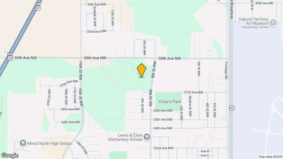 2821 Jeffrey Dr NW Map and Location Details