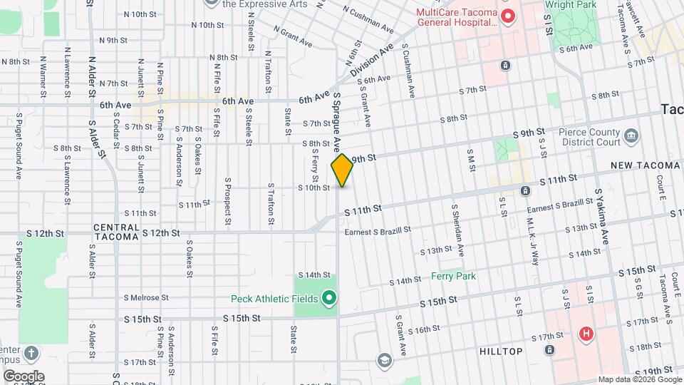 933 S Sprague Ave Map and Location Details