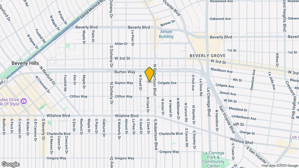 256 N Clark Dr Map and Location Details