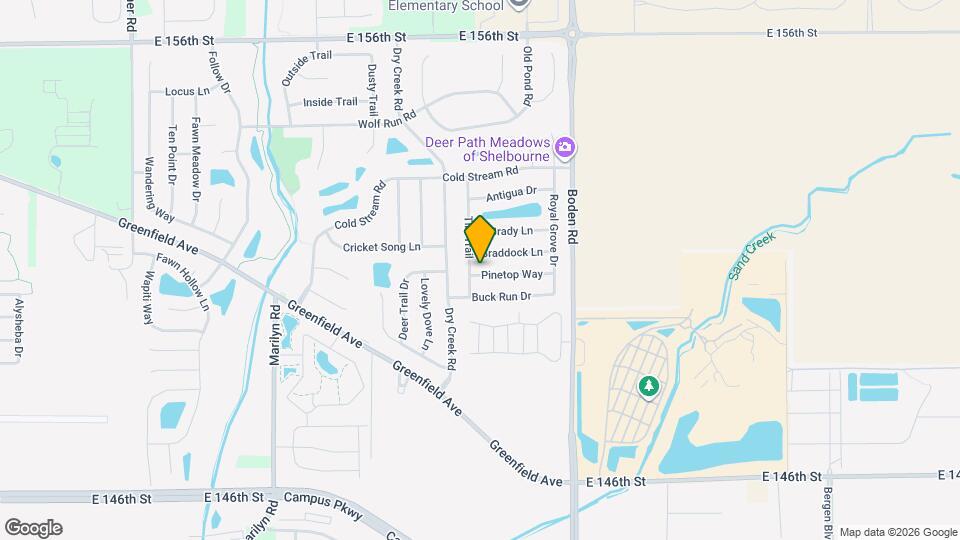 12596 Pinetop Way Map and Location Details