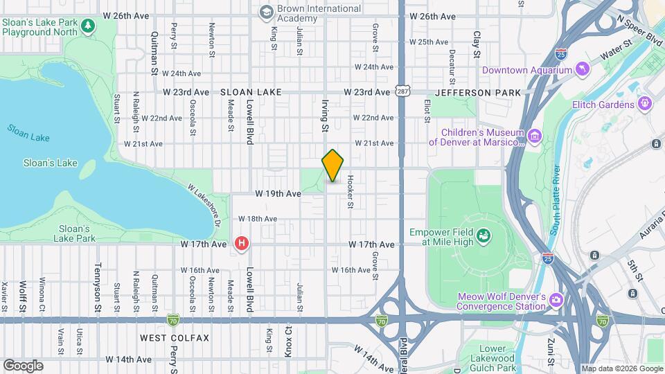 3247 W 19th Ave Map and Location Details