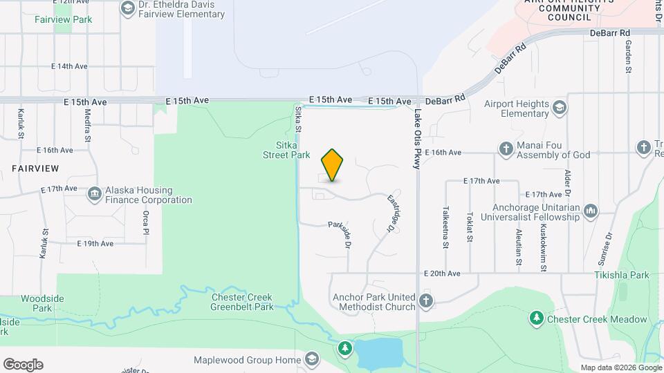 1631 Eastridge Dr, Unit Apt 302 Map and Location Details