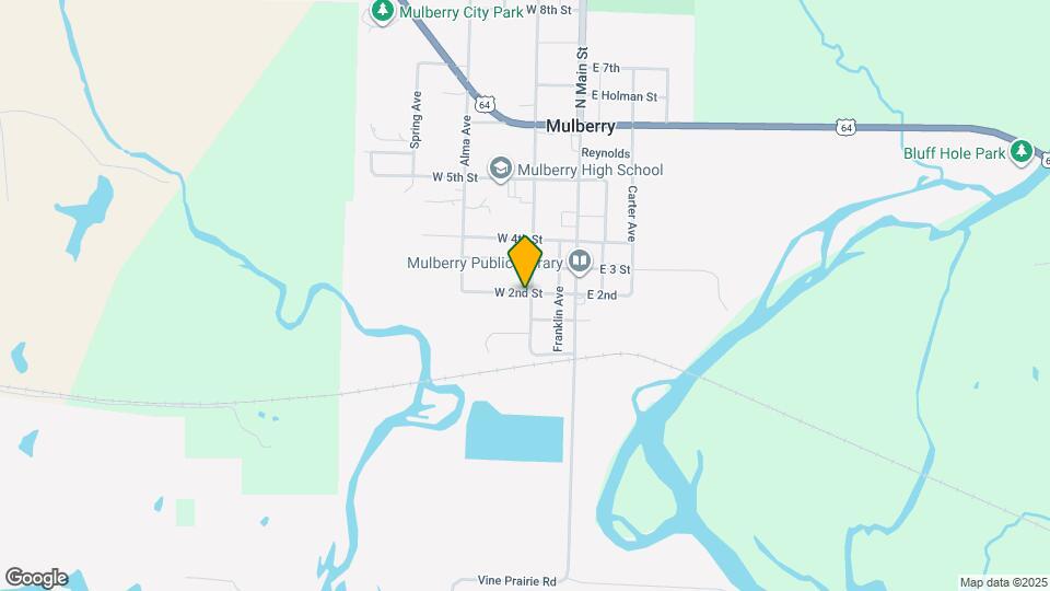 111 W 2nd St Map and Location Details