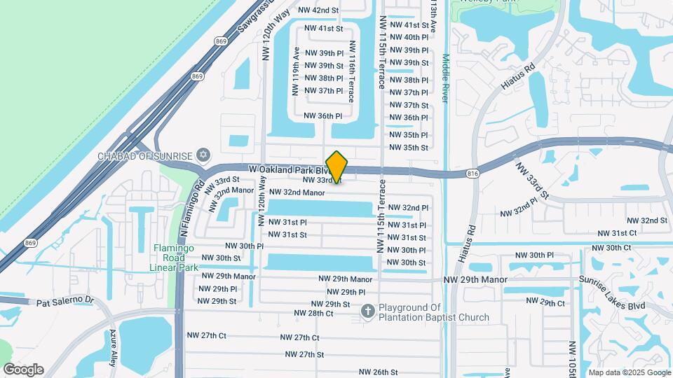 11721 NW 32nd Mnr Mapa y Detalles de la Ubicación